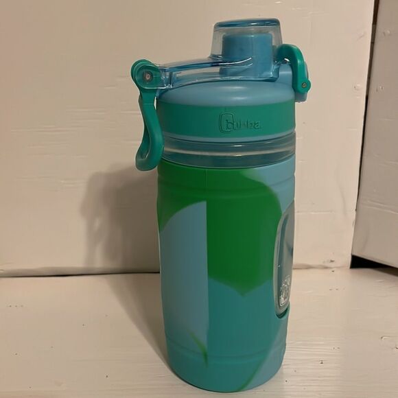 16oz Pool Blue Bubba Flo Kids Water Bottle-sippy cup-w/leak proof lid - Picture 3 of 15